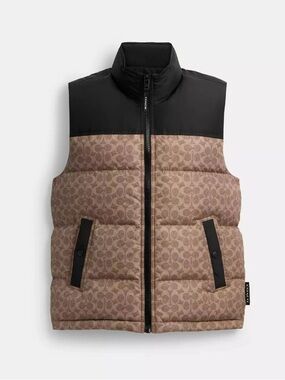 Limited Edition Coach Men’s Signature Down Filled Puffer Vest